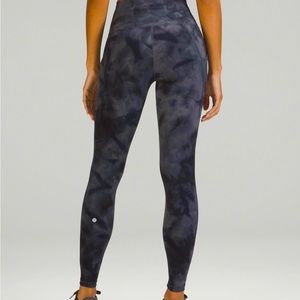 lululemon Wunder train diamond dye 8 🖤 28”